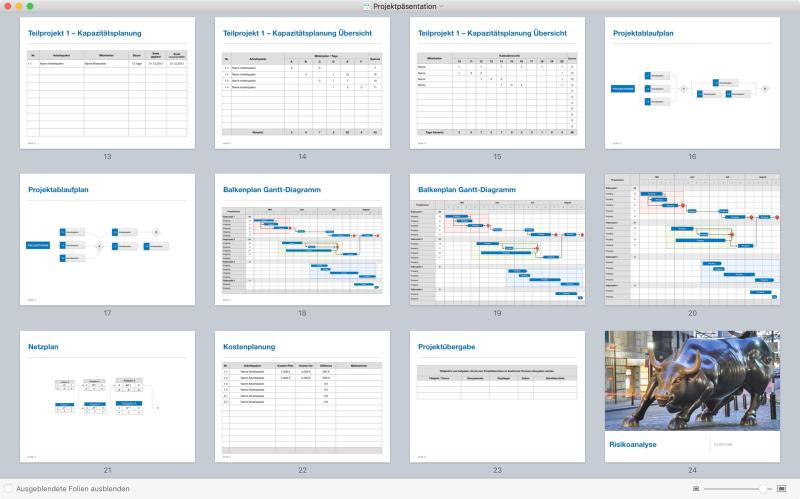 Download Keynote Vorlage Projekt-Präsentation