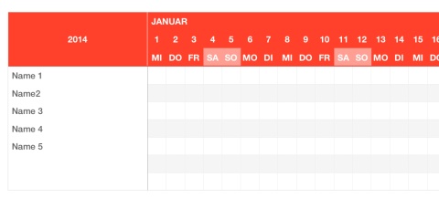Urlaubsplaner 2014