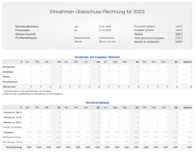 Einnahmen-Überschuss-Rechnung 2023 mit EKS für Mac und iPad 