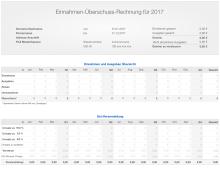Einnahmen-Überschuss-Rechnung 2017 mit USt für Mac und iPad 