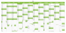 Numbers Vorlage Kalender 2018 für Mac